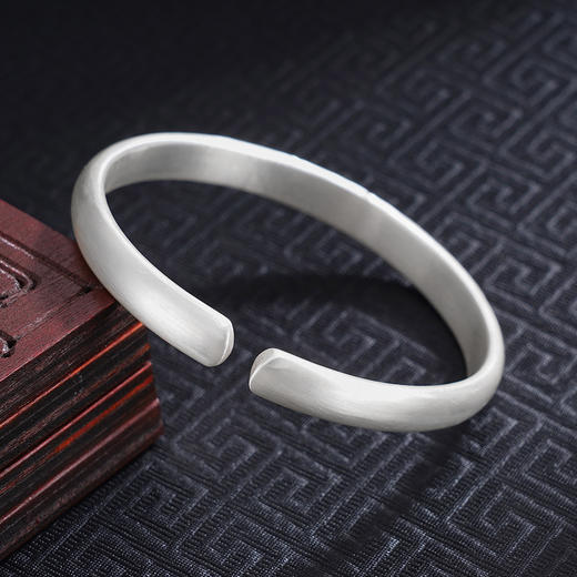 【花气袭梦】子佩集S999手工银手镯原创设计【55011205】2506 商品图5