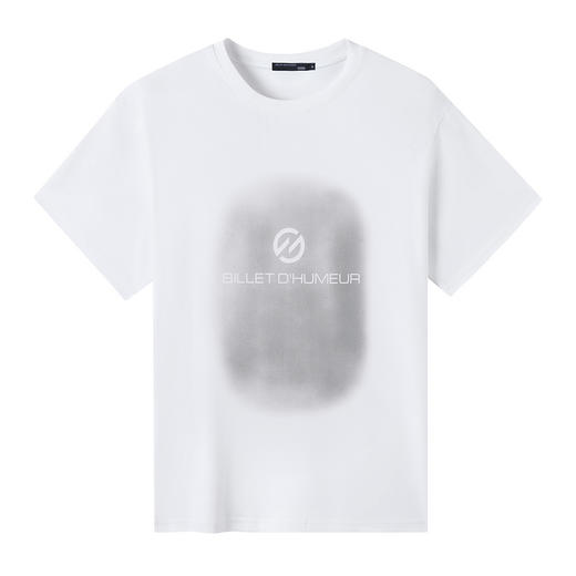 GXG男装【潮流印花】夏季时尚简约字母男士圆领休闲纯棉短袖t恤K&C 商品图2