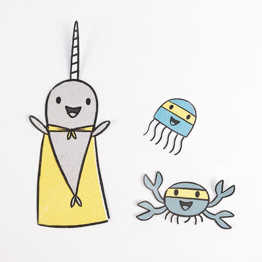 【奇想国】5-10岁 桥梁书《独角鲸和水母的故事 7册》 商品图1