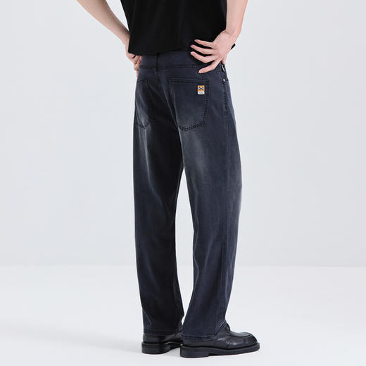 GXG男装【莱赛尔】25夏季亲肤柔软薄款透气百搭直筒男式牛仔裤K&C 商品图3