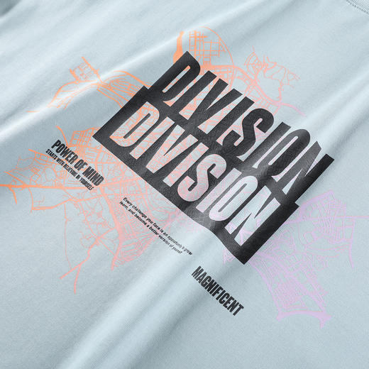 GXG男装【100%棉】25夏季时尚潮流图案舒适透气男式圆领短袖T恤K&C 商品图9