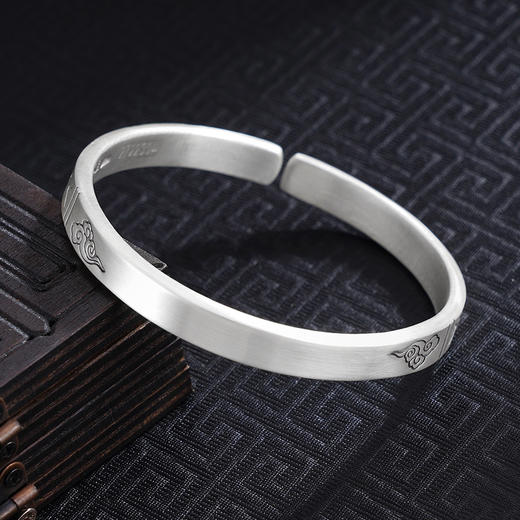 【气瑞云祥】子佩集S999手工银手镯原创设计【55072230】2506 商品图2