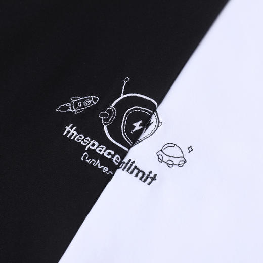 GXG男装【宇航员刺绣】夏季时尚创意太空元素男士圆领纯棉短袖t恤K&C 商品图4