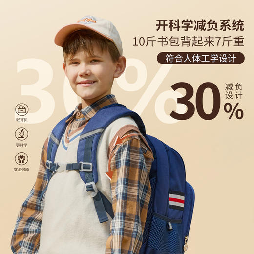 【KVG护脊减重书包】科学减负 专业护脊 强大收纳 商品图8