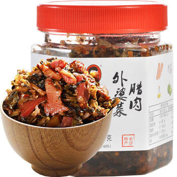 辣小董腊肉外婆菜288g湖南特产下饭菜拌饭拌面即食萝卜干酱腌菜咸菜榨菜 /粮油调味 /调味品 /榨菜/酱腌菜 商品图5