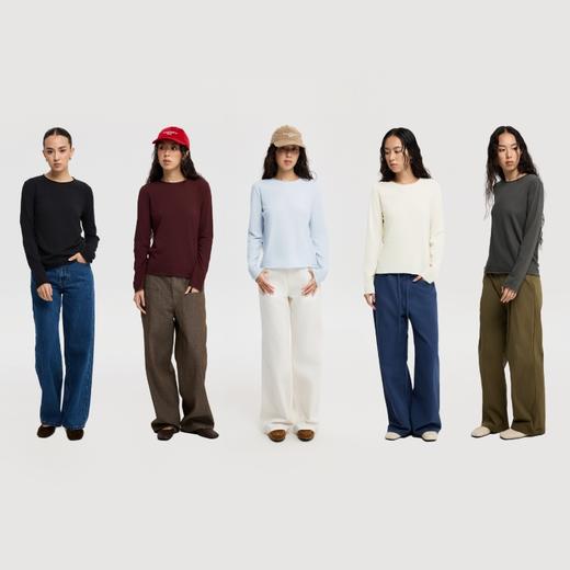 oneup亚麻散边合身长袖 商品图4