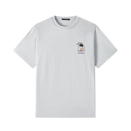 GXG男装【棒球熊】25夏季凉感透气抗紫外线男式圆领短袖T恤K&C 商品图4