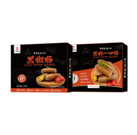 【广垦优品】广垦黑加宝黑椒肠套餐 共380g （仅发广东省）