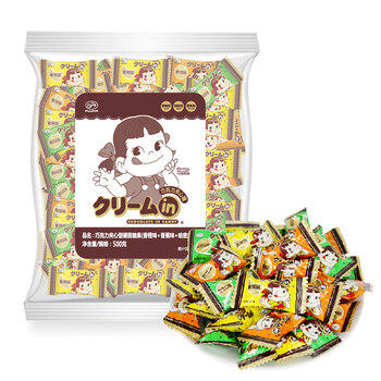 不二家 巧克力夹心糖 500g(约115颗) 儿童糖果 喜糖 休闲零食 零食 礼物 /休闲食品 /糖果 /硬糖 商品图6