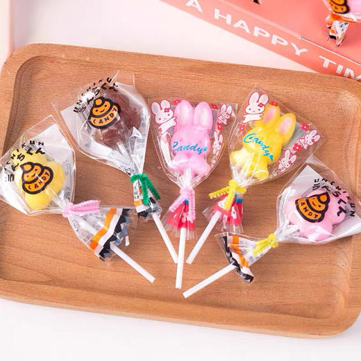 友友创意便便形三色混合棒棒糖6g 商品图2