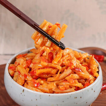 辣小董0防腐脆椒萝卜干458g农家下饭菜即食萝卜条香辣酱腌咸菜榨菜小菜 /粮油调味 /调味品 /榨菜/酱腌菜 商品图4