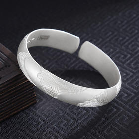 【杏运随心】子佩集S999手工银手镯原创设计【55071148】2506