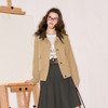 【100棉】三彩独醒2025秋季新款复古工装风廓形外套宽松开衫F 商品缩略图1