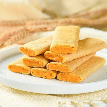 Totaste土斯咸蛋黄流心鸡蛋卷178g儿童孕妇健康休闲小零食年货送礼伴手礼 /休闲食品 /饼干 /蛋卷 商品图4