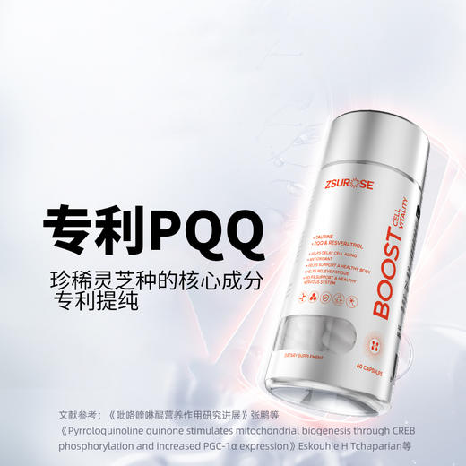 【zsurose 】 牛磺酸劲燃片亢老焕然青春紧致五维守护60粒/瓶 商品图2