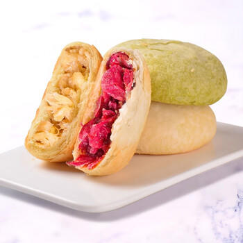 潘祥记 经典玫瑰鲜花饼云南特产传统饼干糕点零食鲜花饼年货25g*16枚 /休闲食品 /中式糕点 /鲜花饼 商品图6