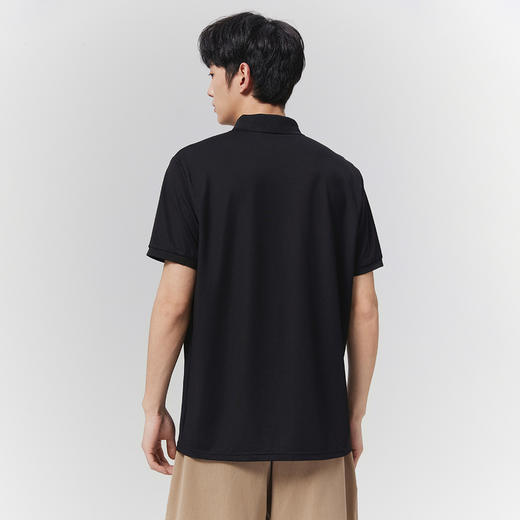 GXG男装【含桑蚕丝&莫代尔】25夏季凉感透气男式翻领短袖POLO衫K&C 商品图11