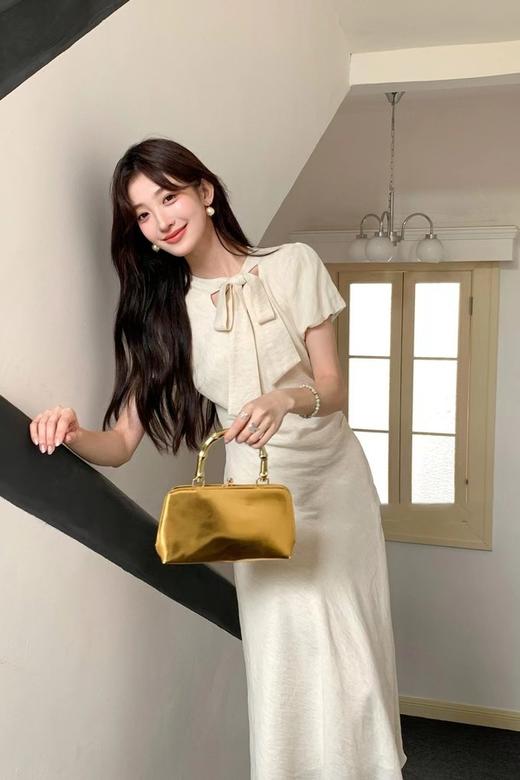 Stay2Weeks 法式系带腰间褶皱连衣裙 20879 商品图3