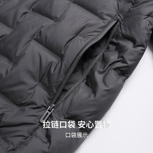 【鸭绒】圣得西男士轻薄保暖羽绒服2025冬新款休闲立领短款外套 商品图8