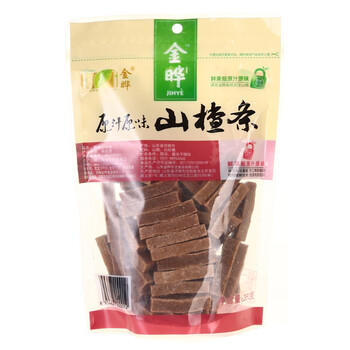金晔 0添加剂休闲零食 蜜饯果脯 原味山楂条350g/袋 /休闲食品 /蜜饯果干 /山楂制品 商品图5