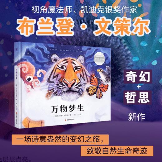 【奇想国】布兰登·文策尔作品4册：新书《万物梦生》+《屋里的猫》《他们都看见了一只猫》《石头一动也不动》 商品图1