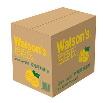 屈臣氏（Watsons）柠檬浓缩汁原液饮料1:4浓浆果汁750mL*12瓶整箱装
 /水饮冲调 /饮料 /果蔬汁/饮料 商品图2