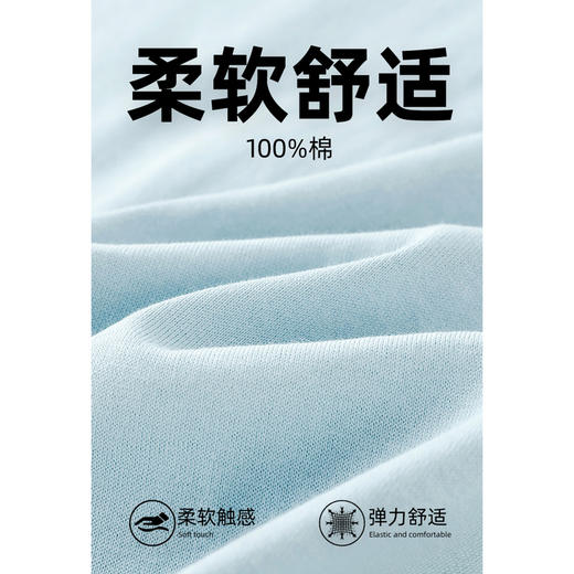 GXG男装25夏季时尚潮流图案圆领舒适纯棉男式短袖T恤K&C 商品图7
