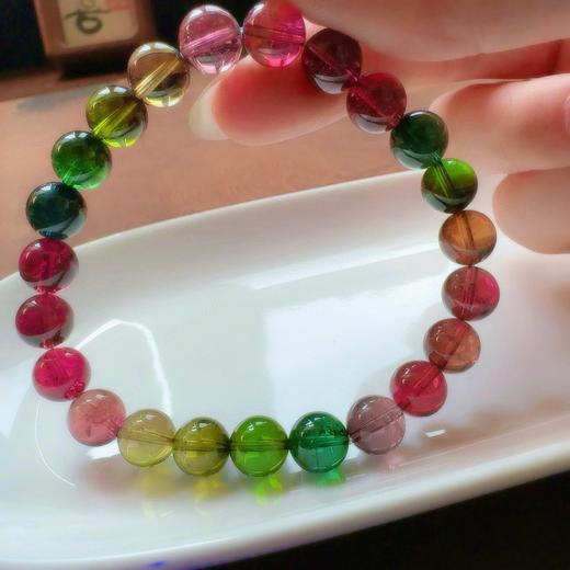 8.5mm单圈老矿碧玺手串 商品图6