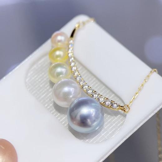 4-7.5mm akoya珍珠项链 商品图1