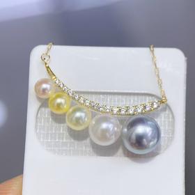 4-7.5mm akoya珍珠项链