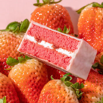 唇动红丝绒蛋糕430g 早餐面包休闲小零食礼包小吃饼干蛋糕礼盒 /休闲食品 /西式糕点 /纯蛋糕 商品图0