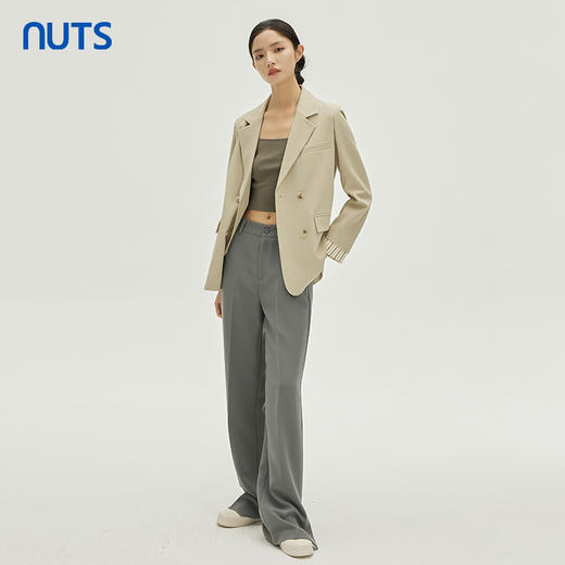 NUTS商场同款春秋季气质简约休闲宽松百搭西装外套女4390410A1 商品图3