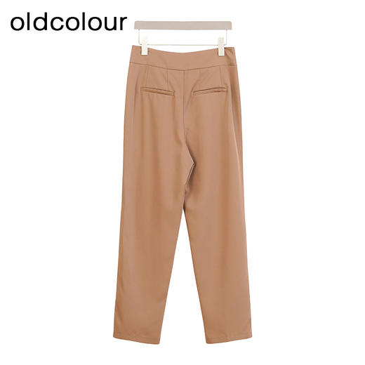 oldcolour商场同款春秋款时尚通勤气质显瘦西装式长裤女P23073151 商品图1