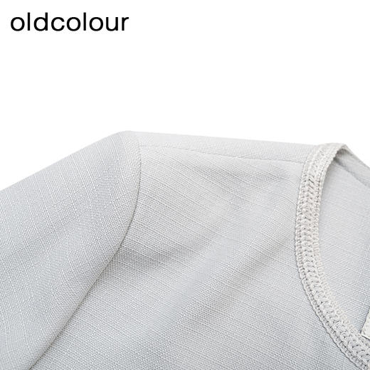 oldcolour商场同款夏季小香风气质圆领直筒短外套女P27041024 商品图2