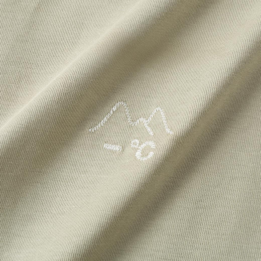 GXG男装【山脉绣花】25夏季时尚刺绣凉感透气圆领休闲男式短袖T恤K&C 商品图12