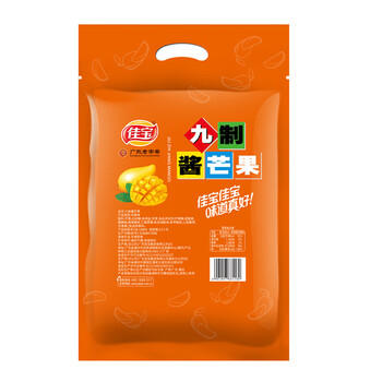 佳宝 果脯蜜饯果干 新鲜水果芒果干 休闲办公小零食 九制酱芒果500g /休闲食品 /蜜饯果干 /芒果干 商品图3