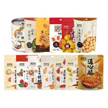 来伊份 坚果礼盒 炒货零食干果组合大礼包 福气礼盒1620g 企业团购福利1 商品图1