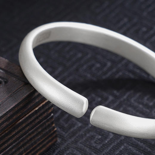 【杏运时光】子佩集S999手工银手镯原创设计【55071254】2506 商品图5