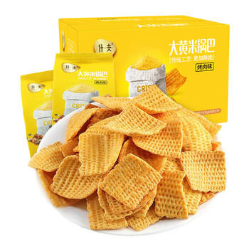 什夫大黄米锅巴烤肉味208g（共5包）儿童零食小包装办公室休闲零食 /休闲食品 /膨化食品 /锅巴 商品图2