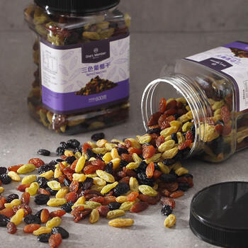 1号会员店 三色葡萄干 600g  无核大颗粒新疆特产蜜饯零食果干0添加 /休闲食品 /蜜饯果干 /葡萄干 商品图2