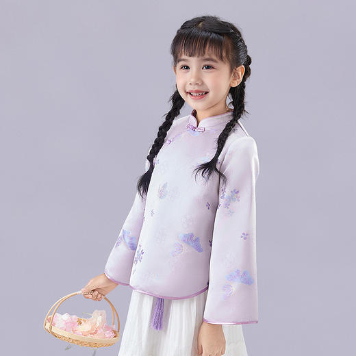 笛莎Deesha观山见女童上衣2025秋季女童上衣 商品图1