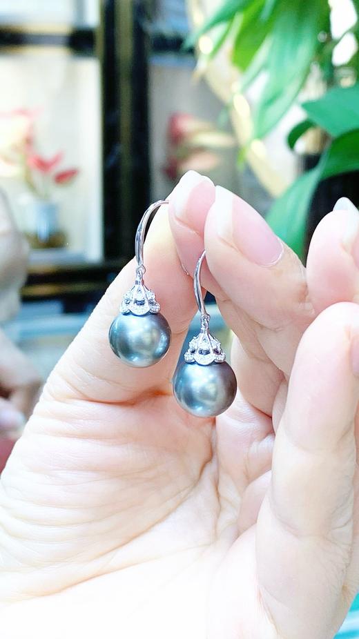 11.5mm大溪地耳坠 商品图0