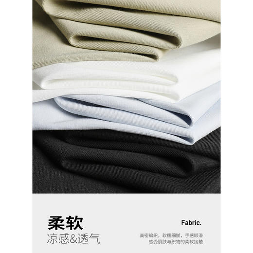 GXG男装【山脉绣花】25夏季时尚刺绣凉感透气圆领休闲男式短袖T恤K&C 商品图10