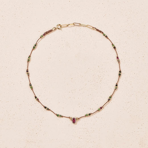 北京仓｜Tityaravy-DAKA-碧玺 吊坠 项链［法国设计师］ 商品图1