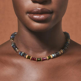 订购8周到｜Tityaravy-SATRA-拉长石 串珠 项链［法国设计师］