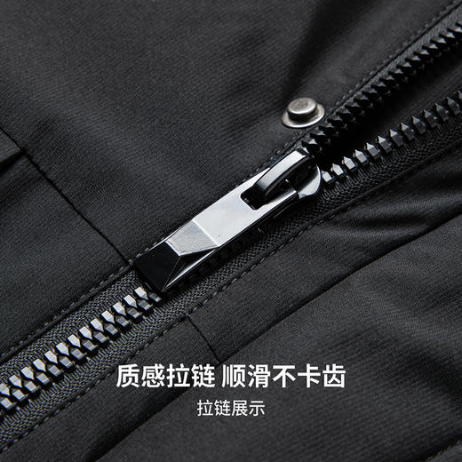 【鸭绒】圣得西男士连帽羽绒服2025冬新款防风防寒保暖休闲外套 商品图6