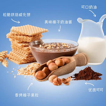 Knoppers优力享 德国进口 牛奶巧克力榛子威化饼干75g3片休闲零食夹心饼干 /休闲食品 /饼干 /威化饼干 商品图0