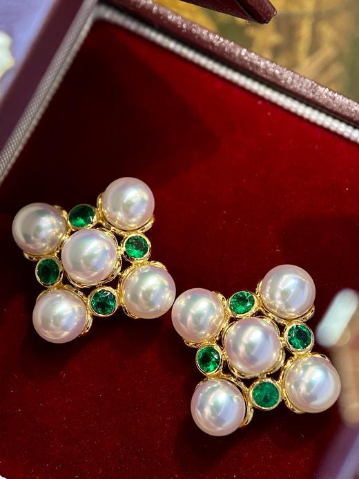 5.5-6mm akoya珍珠耳钉 商品图2