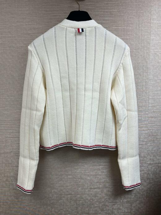 女款V领针织开衫毛衣022 商品图1