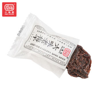 小梅屋六味老梅干320g 话梅干蜜饯休闲零食解馋 80g*4连包 /休闲食品 /蜜饯果干 /梅子干 商品图0